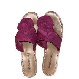 Jack Rogers Pink Fabric Shoes Size 6